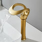 Single Handle Waterfall Solid Brass Creative Hollowed Out Design Water Tap