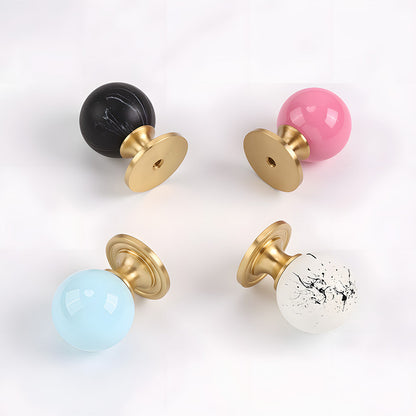 Creative Ball Brass Cabinet Knobs