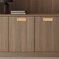 Low-Profile Recessed Finger Pull Cabinet Handles