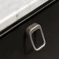 Retro Rounded Rectangle Cabinet Handles and Drawer Pulls