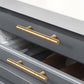 Gold Brass Round Bar Cabinet Handles and T-Bar Knobs