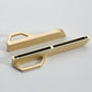 Geometric Flat Bar Cabinet Pulls and Drawer Handles