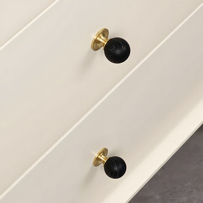 Creative Ball Brass Cabinet Knobs