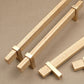 Square T-Bar Wooden Walnut Kitchen Cabinet Pulls