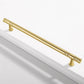 Grooved Round Bar Cabinet Pulls and Matching Knobs
