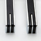 Two-Tone Chrome Cabinet Pulls with Knob Option