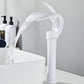 Single Handle Waterfall Solid Brass Creative Hollowed Out Design Water Tap