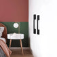 Solid Aluminum Alloy Modern Black Long Cabinet and Drawer Pulls