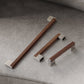Walnut Wood T-Bar Cabinet Pulls and Drawer Handles