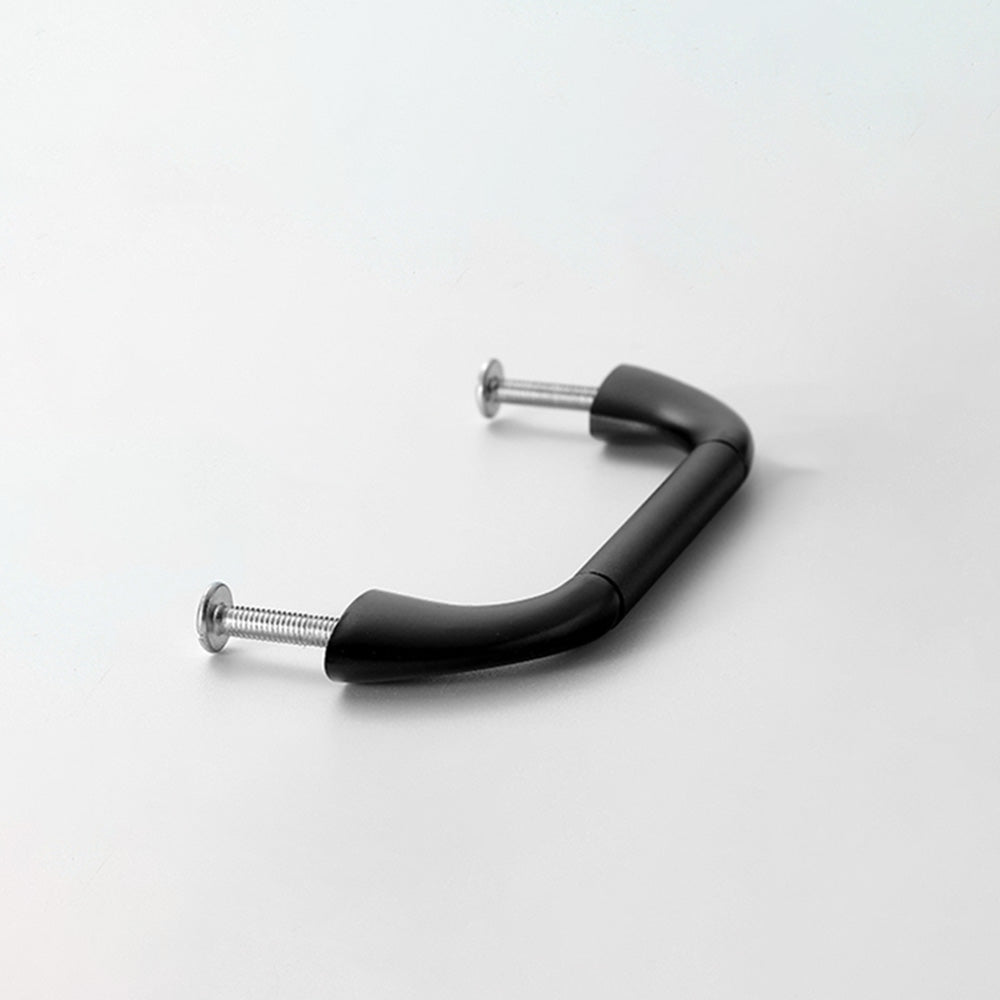 Round Bar Cabinet Pulls with Curved Tapered Feet