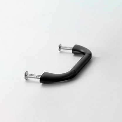 Round Bar Cabinet Pulls with Curved Tapered Feet