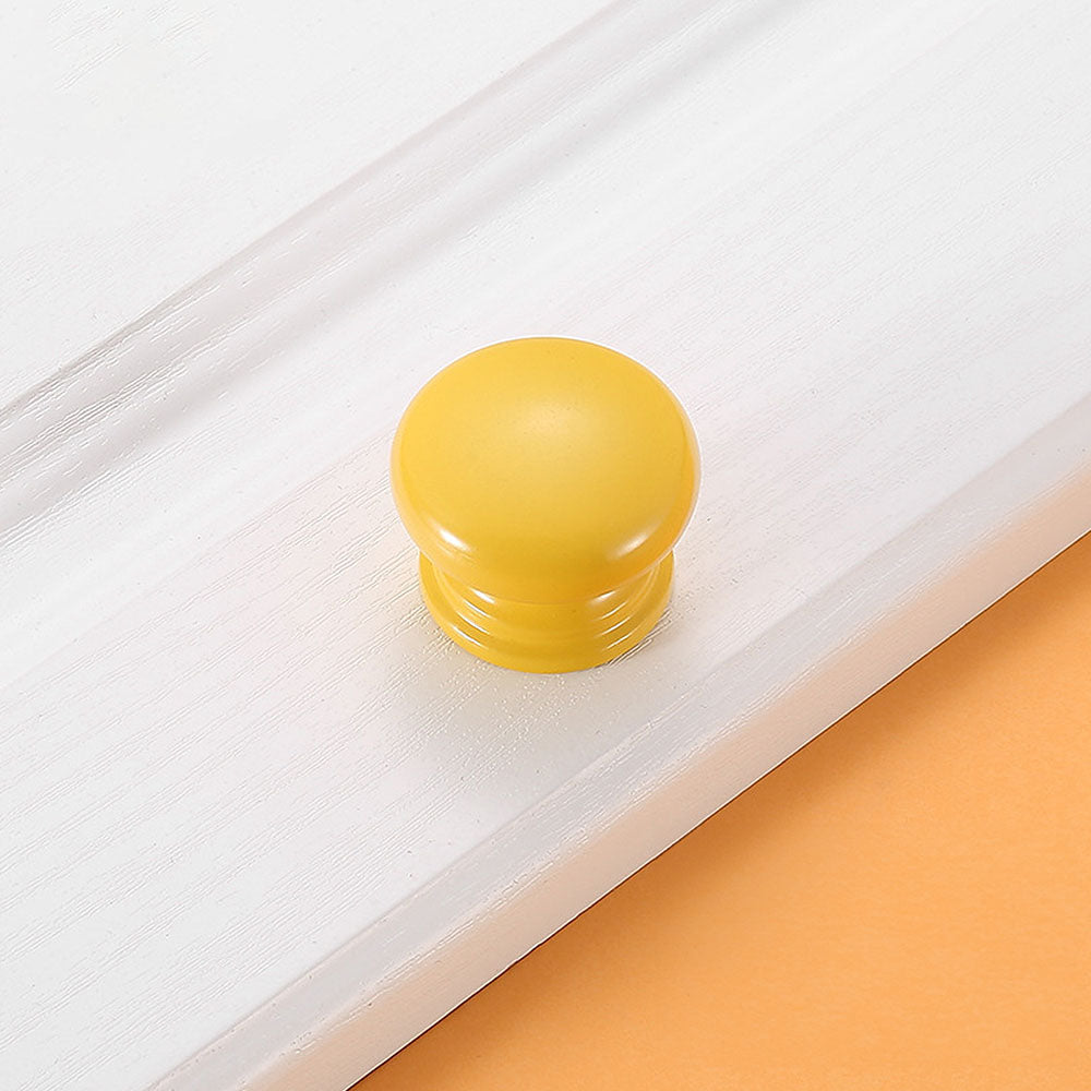 Colorful Birch Wood Cabinet Pulls and Knobs for Dressers
