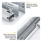 Hidden Bottom Mount Full Extension Soft Close Undermount Drawer Slides