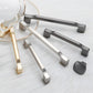 Slim Square Bar Cabinet Pulls and Matching Knobs
