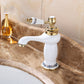 Retro Solid Brass Single Hole Bathroom Faucet