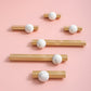 Natural Crystal Sphere Brass Cabinet Handles and Knobs