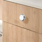 Frosted Bow Cabinet Pulls and Matching Knobs