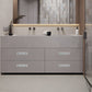 Low-Profile Recessed Finger Pull Cabinet Handles