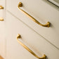 Wide Arched Brass Cabinet Pulls and Drawer Handles