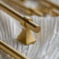 Vintage Brass Round Bar Cabinet Pulls