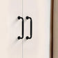 Threaded Ribbed Cabinet Handles and Pulls for Wardrobes