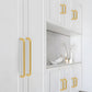 Aluminum Alloy Rounded Bar Cabinet Pulls and Handles