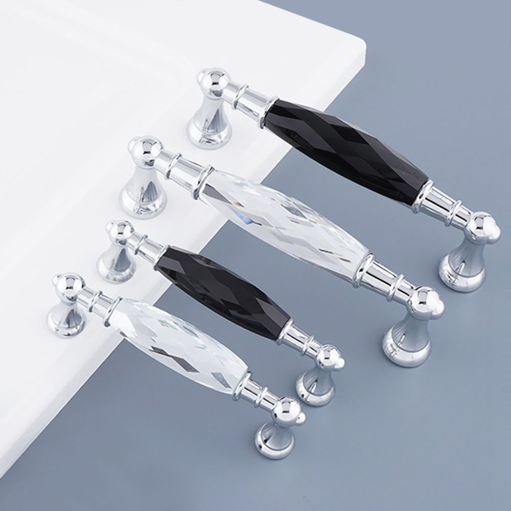Faceted Crystal Drawer Pulls and Cabinet Knobs