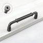 Round Bar Cabinet Pulls and Matching Knobs for Wardrobes