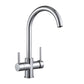 Puriva Three-Way Kitchen Faucet with Filter Tap, Reverse Osmosis Compatible