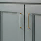 Round Bar Brass Cabinet Handles and Knobs for Wardrobes