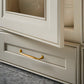 Wide Arched Brass Cabinet Pulls and Drawer Handles