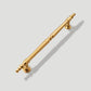 Gold Turned Bar Cabinet Handles and Drawer Pulls