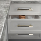 Two-Tone Cabinet Pulls and Drawer Handles for Wardrobes