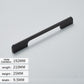 Solid Aluminum Alloy Modern Black Long Cabinet and Drawer Pulls