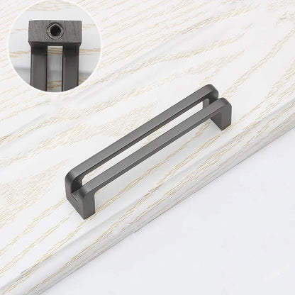 Open-Center Cabinet Pulls and Matching Knobs
