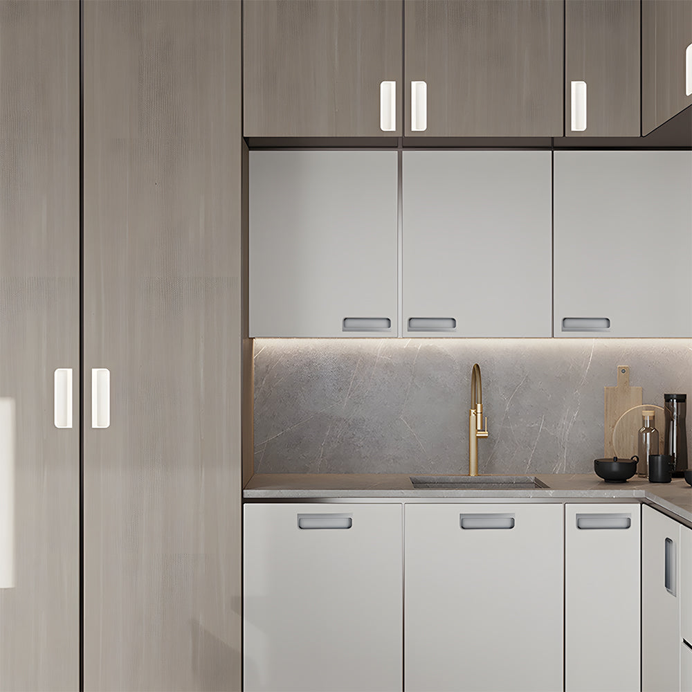 Rectangular Recessed Pulls for Sliding Closet Doors