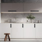 Low-Profile Recessed Finger Pull Cabinet Handles