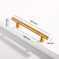 Grooved Round Bar Cabinet Pulls and Matching Knobs