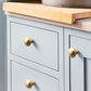 Faceted Zinc Alloy Cabinet Pulls and Matching Knobs