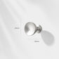 Smooth Curved Cabinet Handles and Round Knobs for Wardrobes