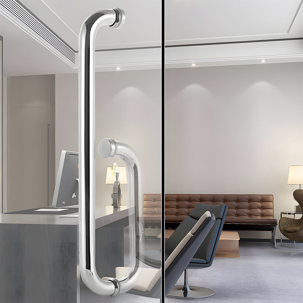 304 Stainless Steel Glass Door Handles and Towel Bars