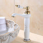 Retro Solid Brass Single Hole Bathroom Faucet