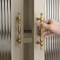 Solid Brass Twisted Cabinet Pulls and Matching Knobs