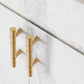 Gold Brass Round Bar Cabinet Handles and T-Bar Knobs