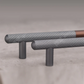 Stylish Patchwork Knurled Wardrobe Pulls
