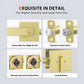 Keyed Entry Door Handle and Deadbolt Set for Exterior Doors