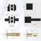 Keyed Entry Door Handle and Deadbolt Set for Exterior Doors