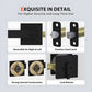 Keyed Entry Door Handle and Deadbolt Set for Exterior Doors