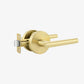 Gold and Black Interior Door Lever Handles for Bedroom and Hallway Doors