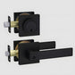Keyed Entry Door Handle and Deadbolt Set for Exterior Doors